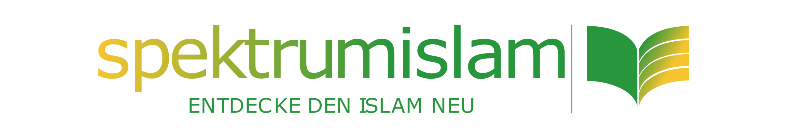 Das lange Logo von Spektrum Islam