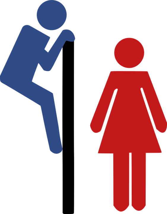 Unisex-Toiletten. Eingriff in den Schutzraum der Frauen. 